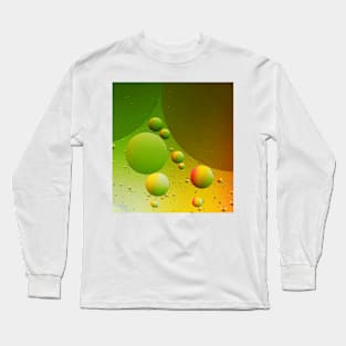 Abstract green Long Sleeve T-Shirt